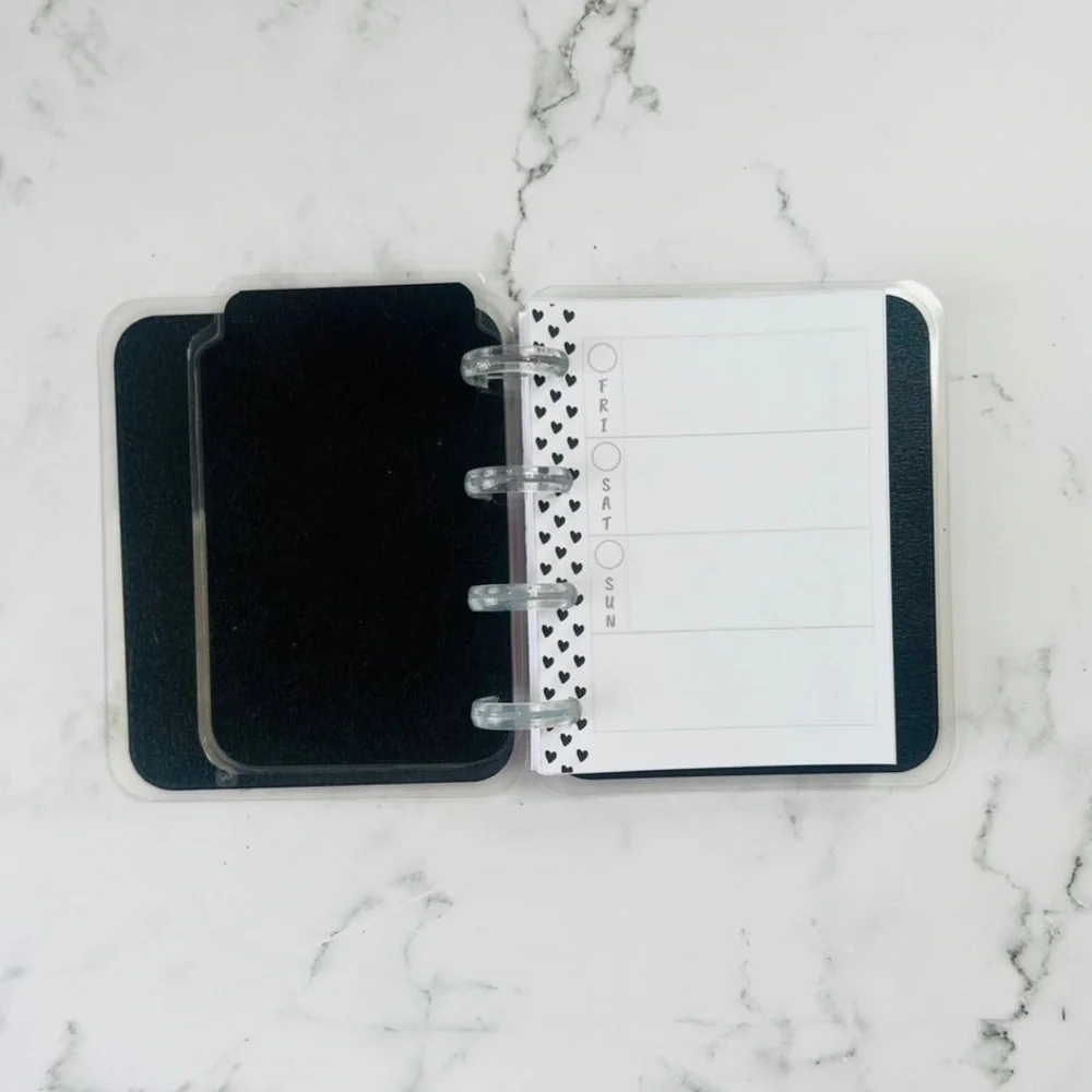 Happy planner Micro notes size undated weekly layout fierce leopard cheetah